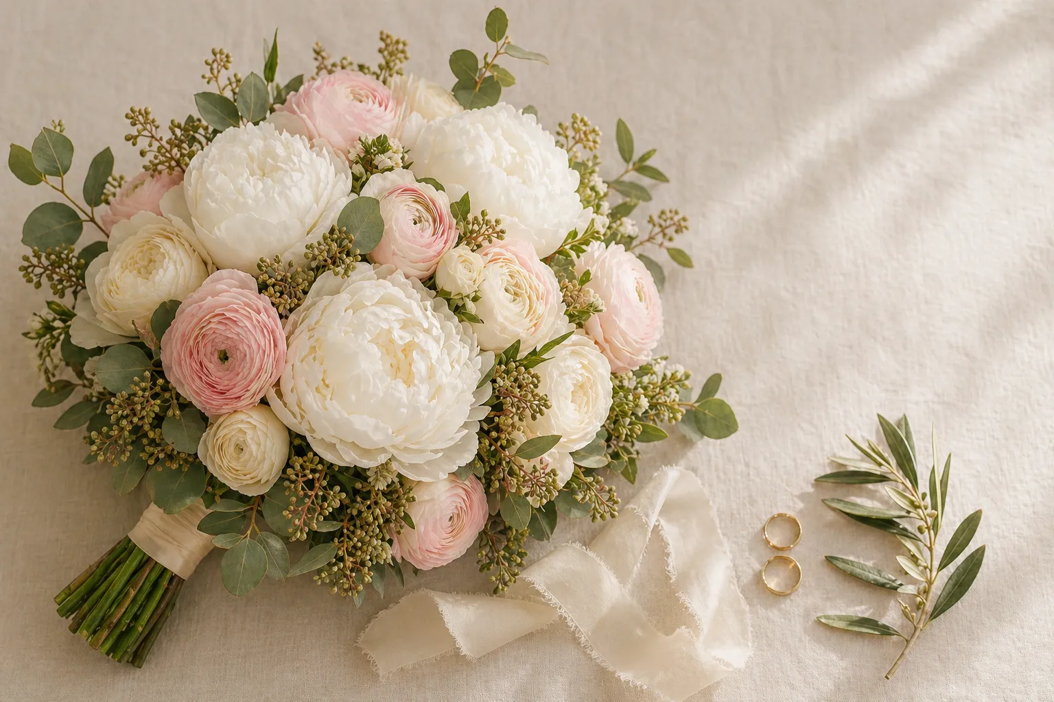 Букет невесты: тренды, цвета и виды цветов