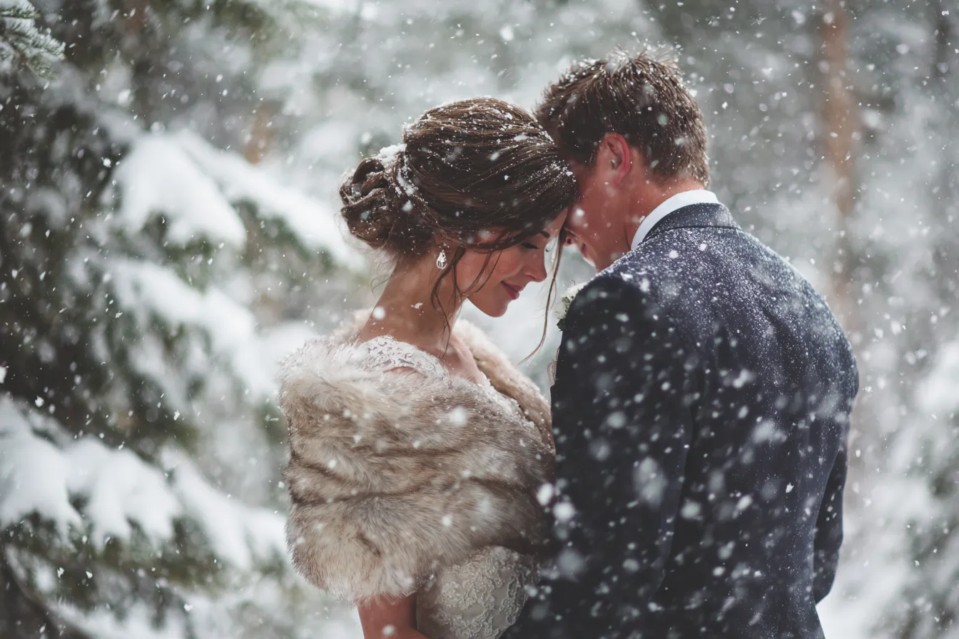 Зимняя свадьба: преимущества и недостатки